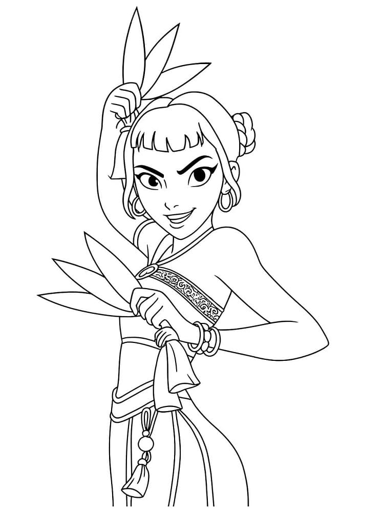 Målarbild KPop Demon Hunters Zoey