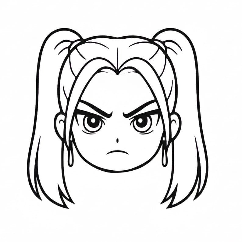 Målarbild Mira Chibi