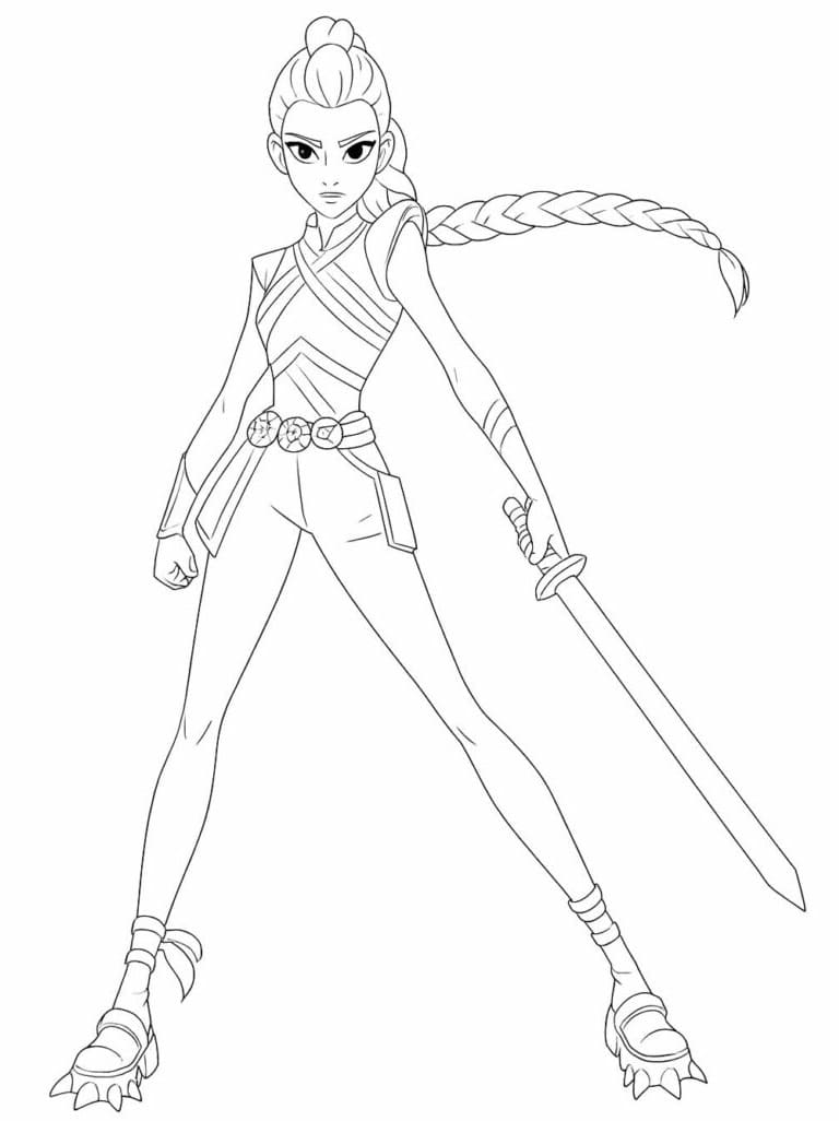 Målarbild Rumi KPop Demon Hunters