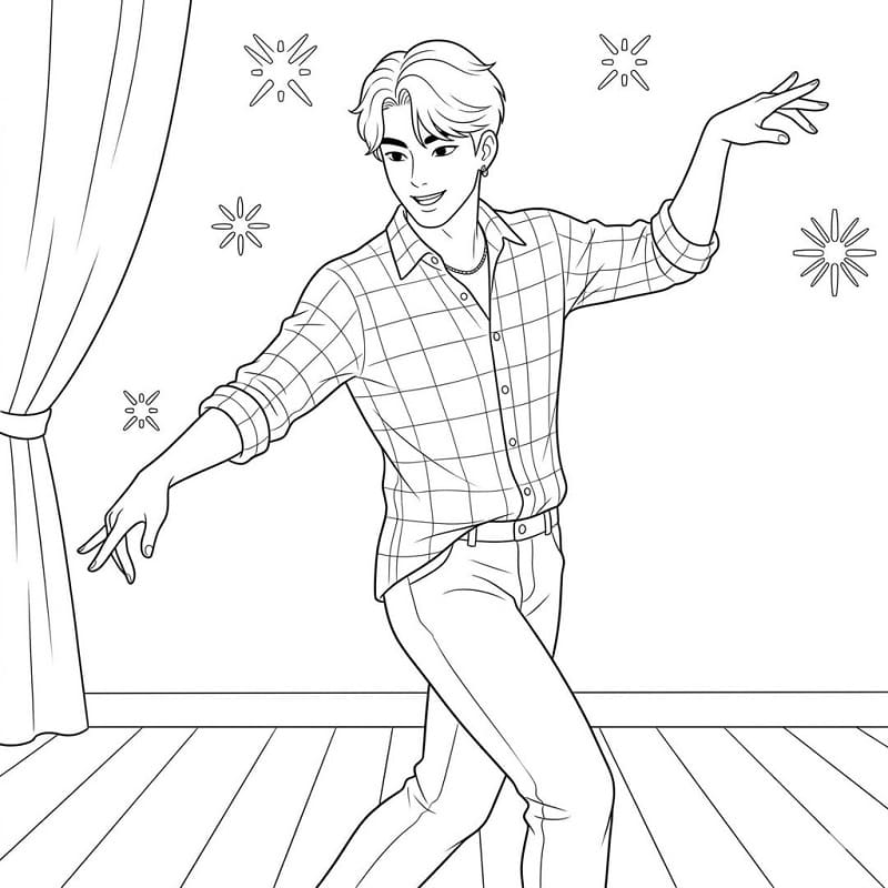 Målarbild Saja Boys Jinu