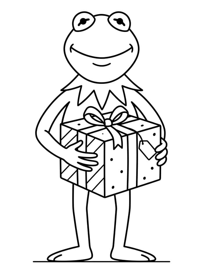 Målarbild Bild av Kermit