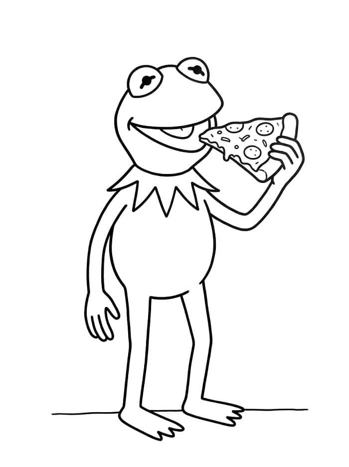 Målarbilder Grodan Kermit