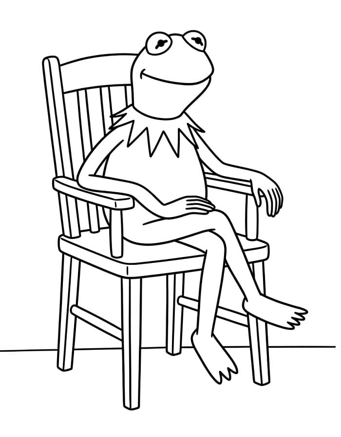 Målarbild Gratis bild av Kermit