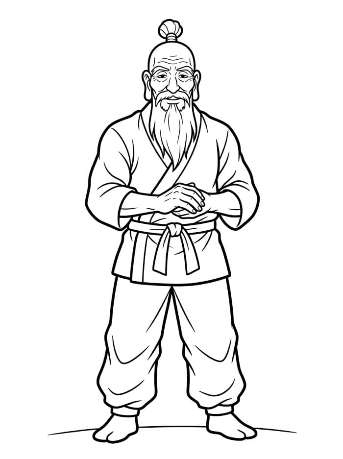 Målarbild Hunter x Hunter Netero