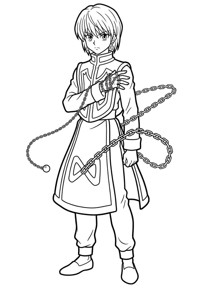 Målarbild Kurapika