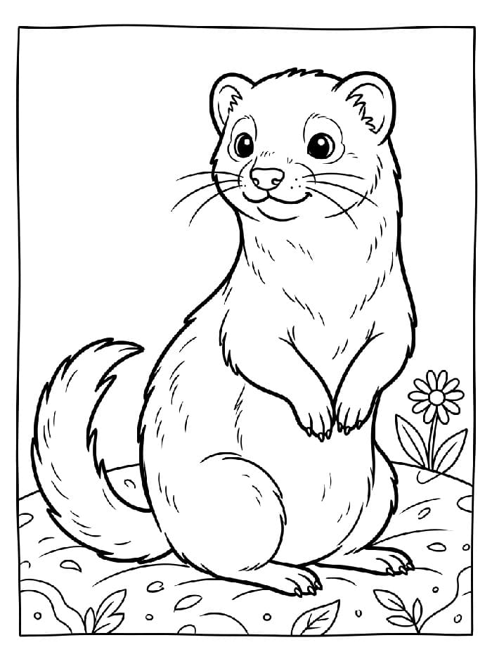Målarbild Liten iller
