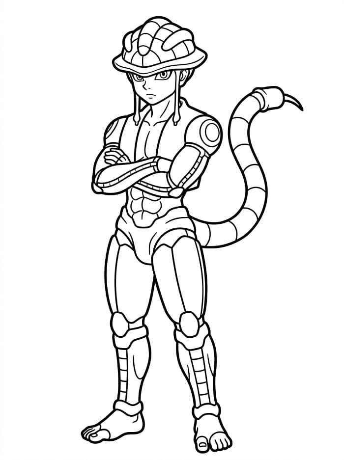 Målarbild Meruem Hunter x Hunter