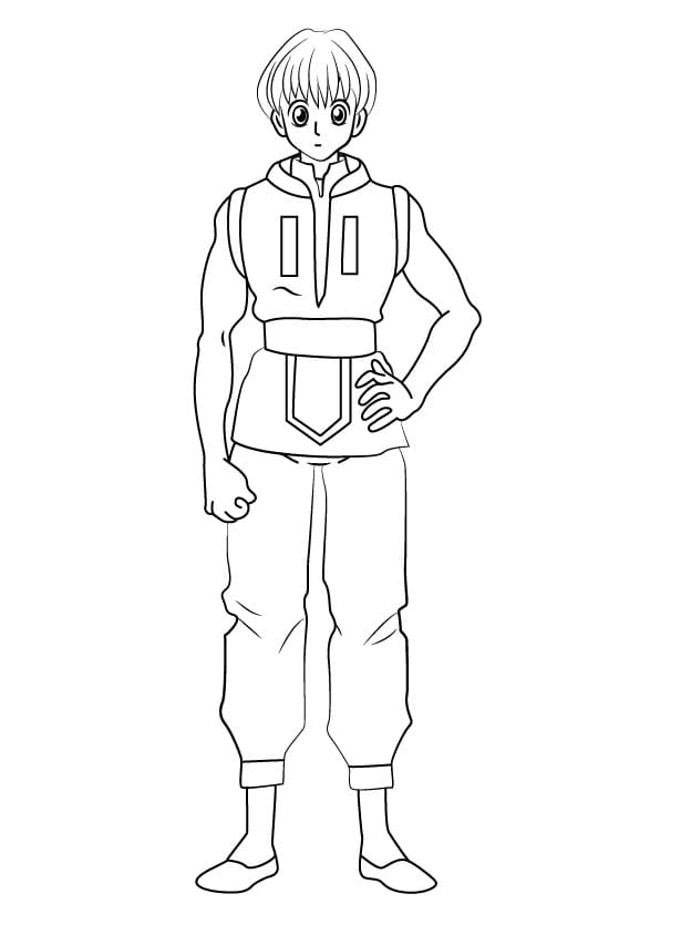 Målarbild Shalnark från Hunter x Hunter