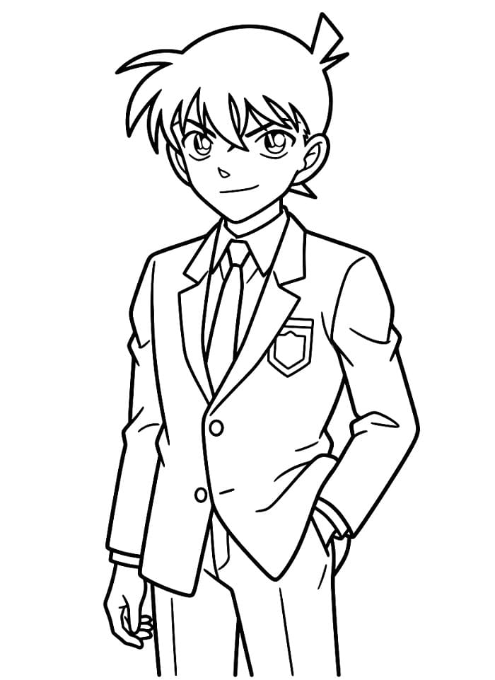 Målarbild Shinichi Kudo