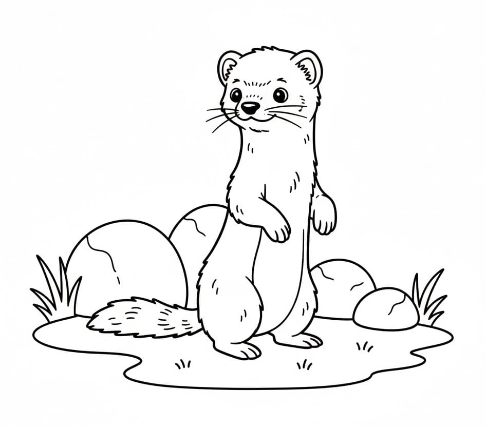 Målarbild Utskrivbar iller