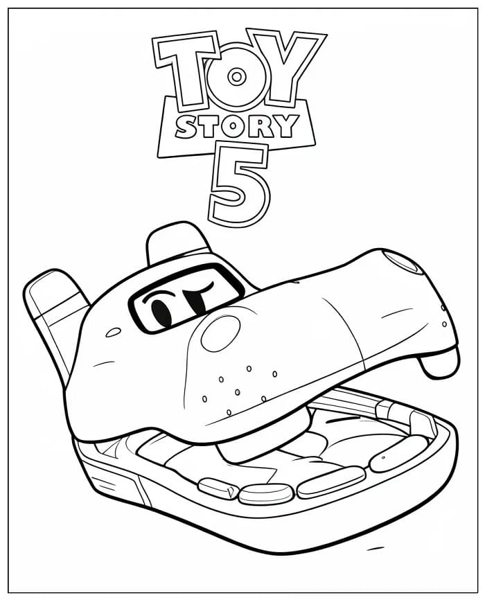 Målarbild Atlas från Toy Story 5