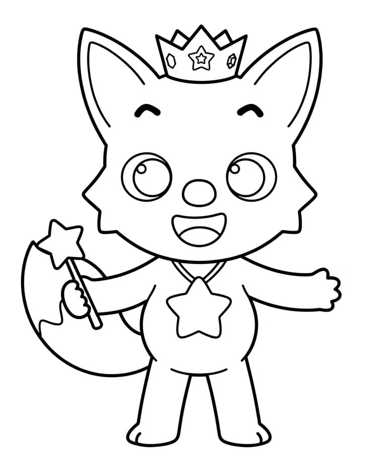 Målarbild Bedårande Pinkfong