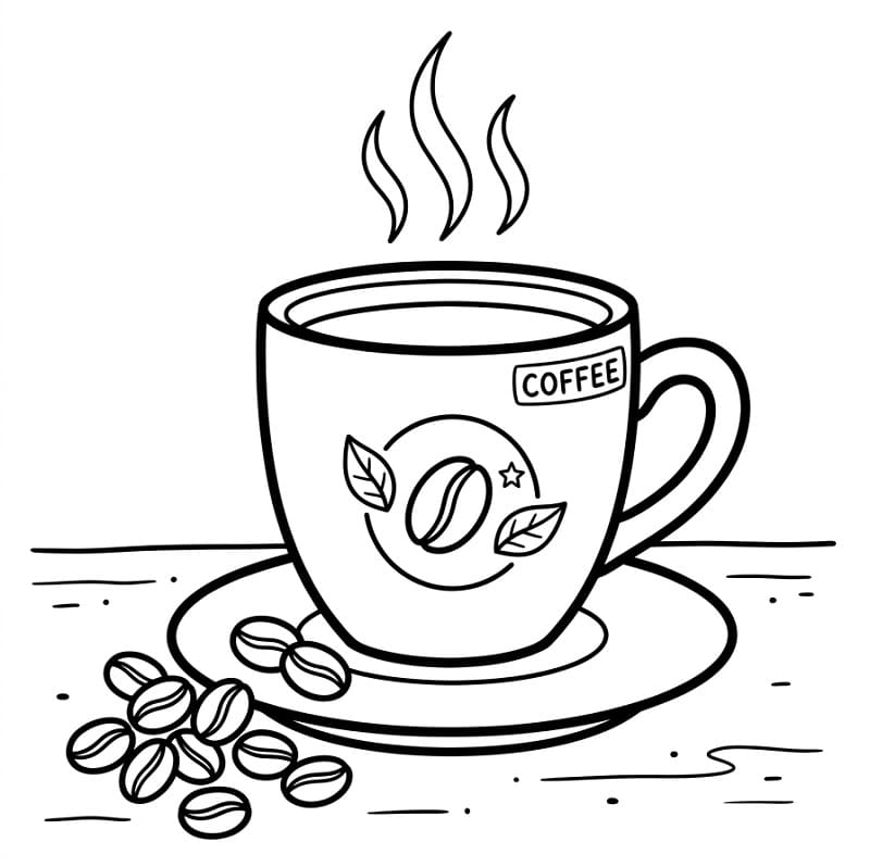 Målarbilder Kaffe