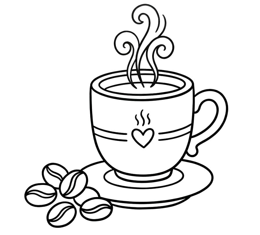 Målarbild Kaffe Gratis