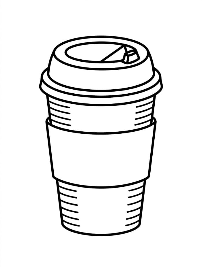 Målarbild Kaffe Utskrivbar för Barn