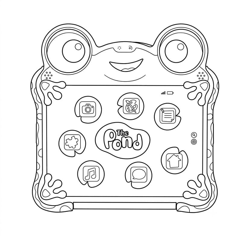 Målarbild Lilypad från Toy Story 5