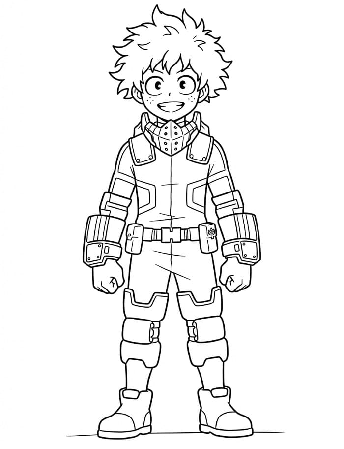 Målarbild Midoriya My Hero Academia