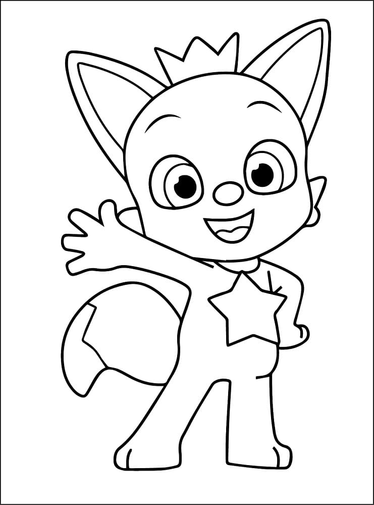 Målarbild Pinkfong Gratis