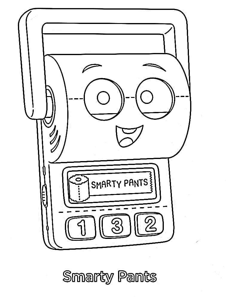 Målarbild Smarty Pants från Toy Story 5