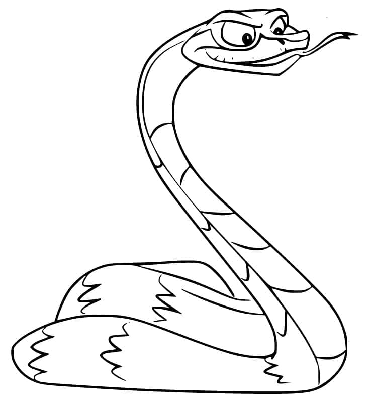 Målarbild Snake från Lejonvakten