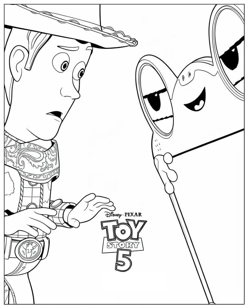 Målarbilder Toy Story 5