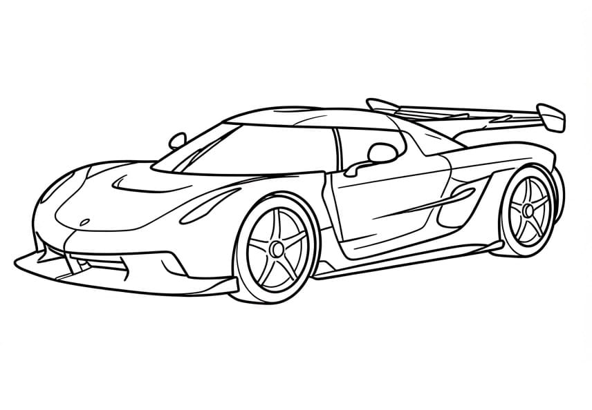 Målarbilder Koenigsegg