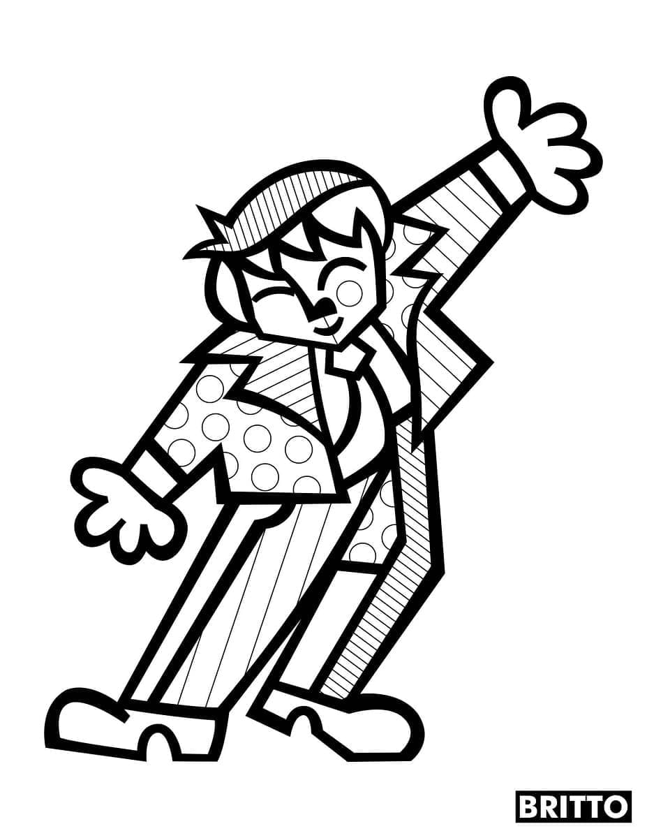 Målarbilder Romero Britto