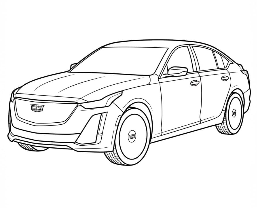 Målarbild Cadillac Gratis