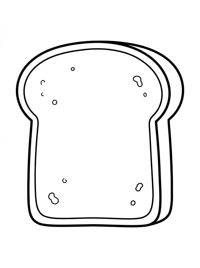 Målarbild Brödskiva