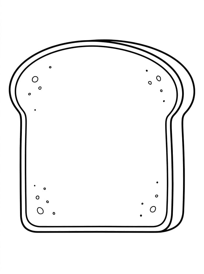 Målarbild Enkel brödskiva