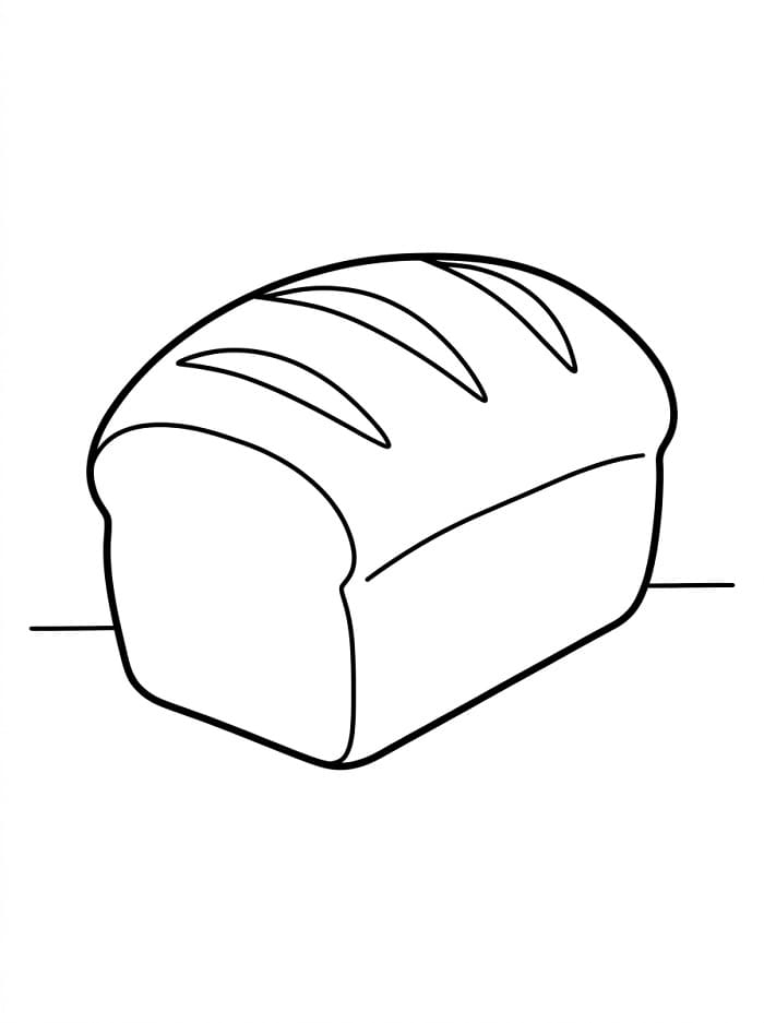 Målarbild Ett bröd