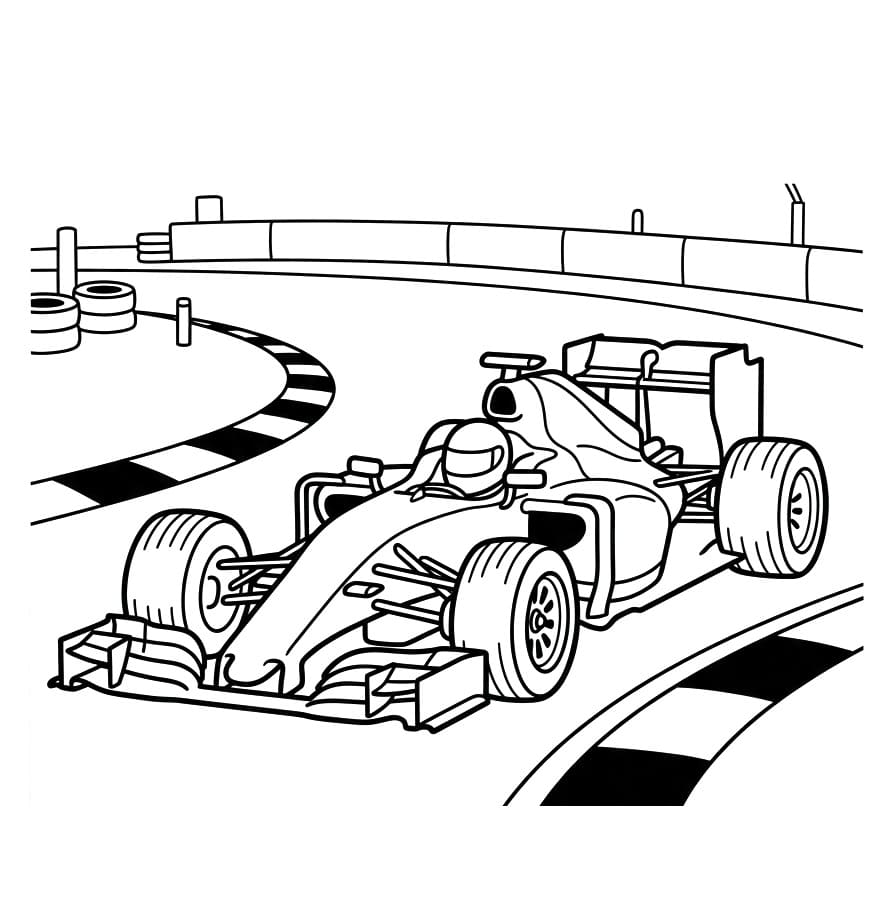 Målarbild Fantastisk Formel 1