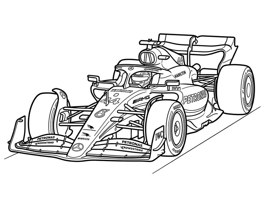 Målarbilder Formel 1