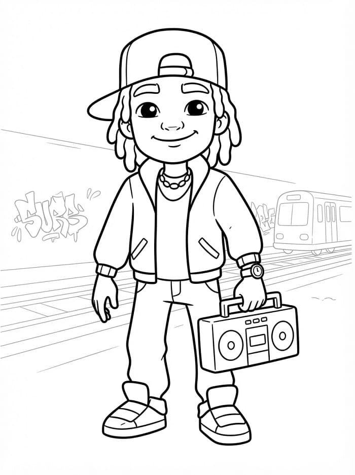 Målarbild Fresh från Subway Surfers