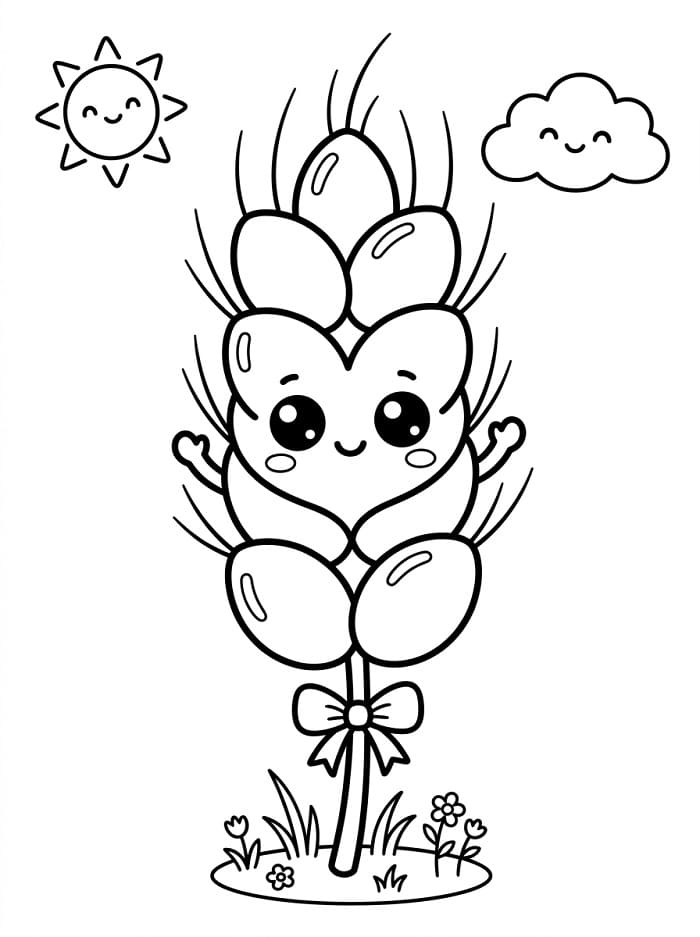 Målarbild Kawaii-vete