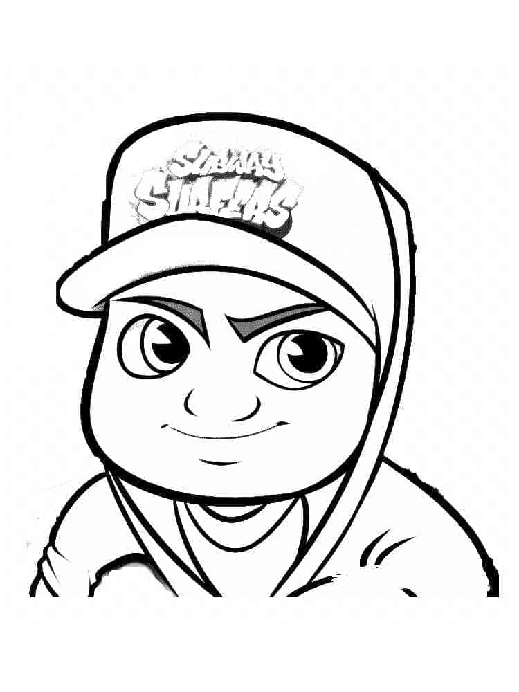 Målarbild Subway Surfers Gratis Utskrivbar
